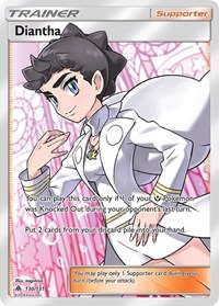 Diantha (Full Art) - 130/131 (SM - FORBIDDEN LIGHT) (Holofoil)
