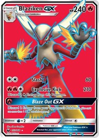 Blaziken GX (Full Art) - 153/168 (SM - CELESTIAL STORM) (Holofoil)