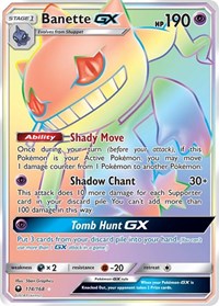 Banette GX (Secret) - 174/168 (SM - CELESTIAL STORM) (Holofoil)