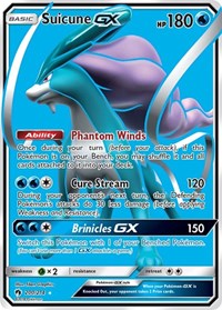 Suicune GX (Full Art) - 200/214 (SM - LOST THUNDER) (Holofoil)