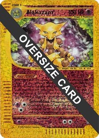 Alakazam - 1/12 (Box Topper) - 001/012 (JUMBO CARDS) (Reverse Holofoil)