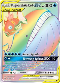 Magikarp & Wailord GX (Secret) - 183/181 (SM - TEAM UP) (Holofoil)