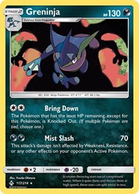 Greninja - 117/214 (SM - UNBROKEN BONDS) (Holofoil)