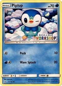 Piplup - 32/156 (Build-A-Bear Workshop Exclusive) - 032/156 (MISCELLANEOUS CARDS & PRODUCTS) (Normal)