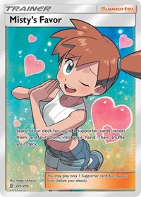 Misty's Favor (Full Art) - 235/236 (SM - UNIFIED MINDS) (Holofoil)