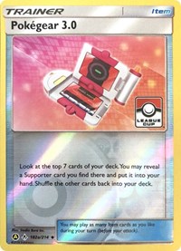 Pokegear 3.0 - 182a/214 (League Cup) - 182a/214 (LEAGUE & CHAMPIONSHIP CARDS) (Reverse Holofoil)
