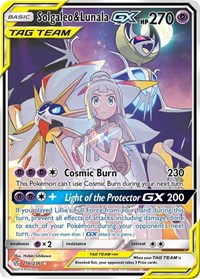 Solgaleo & Lunala GX (Full Art) - 216/236 (SM - COSMIC ECLIPSE) (Holofoil)
