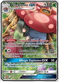 Vileplume GX (Full Art) - 211/236 (SM - COSMIC ECLIPSE) (Holofoil)