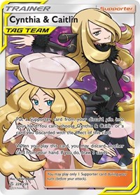 Cynthia & Caitlin (Full Art) - 228/236 (SM - COSMIC ECLIPSE) (Holofoil)