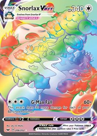 Snorlax VMAX (Secret) - 206/202 (SWSH01) (Holofoil)