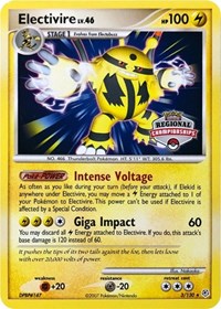 Electivire - 3/130 (Regional Championships) - 003/130 (LEAGUE & CHAMPIONSHIP CARDS) (Normal)