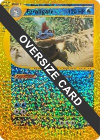 Feraligatr - 2/12 (Box Topper) - 002/012 (JUMBO CARDS) (Reverse Holofoil)