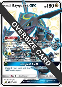 Rayquaza GX - 177a/168 - 177a/168 (JUMBO CARDS) (Holofoil)