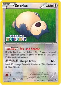 Snorlax - 80/106 (Build-a-Bear Workshop Exclusive) - 080/106 (MISCELLANEOUS CARDS & PRODUCTS) (Normal)