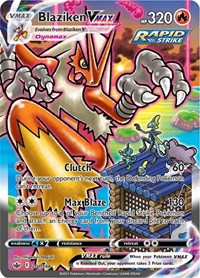 Blaziken VMAX (Alternate Art Secret) - 201/198 (SWSH06) (Holofoil)