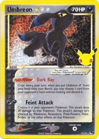 Umbreon Star - 17/17 (CELC) (Holofoil)
