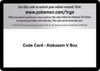 Code Card - Alakazam V Box -  (SWSH04) (Normal)
