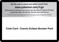 Code Card - Cosmic Eclipse Booster Pack -  (SM - COSMIC ECLIPSE) (Normal)
