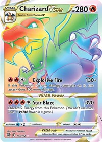 Charizard VSTAR (Secret) - 174/172 (SWSH09) (Holofoil)