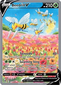 Beedrill V (Alternate Full Art) - 161/189 (SWSH10) (Holofoil)