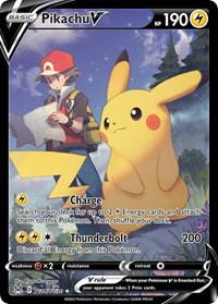 Pikachu V - TG16/TG30 (SWSH11TG) (Holofoil)