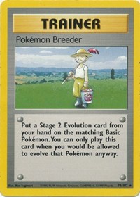 Pokemon Breeder - 076/102 (BASE SET) (Normal)