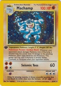 Machamp - 8/102 - 008/102 (DECK EXCLUSIVES) (1st Edition Holofoil)