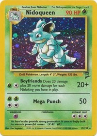 Nidoqueen - 012/130 (BASE SET 2) (Holofoil)