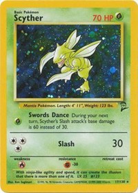 Scyther - 017/130 (BASE SET 2) (Holofoil)