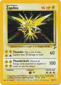 Zapdos - 020/130 (BASE SET 2) (Holofoil)