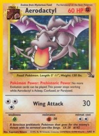Aerodactyl (1) - 01/62 (FOSSIL) (1st Edition Holofoil)
