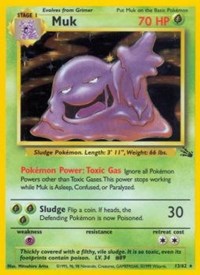 Muk (13) - 13/62 (FOSSIL) (1st Edition Holofoil)