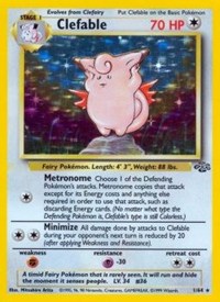 Clefable (1) - 01/64 (JUNGLE) (1st Edition Holofoil)