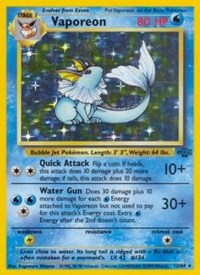 Vaporeon (12) - 12/64 (JUNGLE) (1st Edition Holofoil) Vaporeon (12) - 12/64 (JUNGLE) (1st Edition Holofoil)