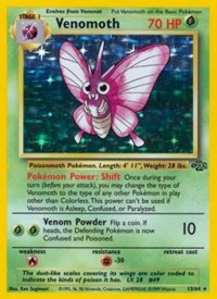 Venomoth (13) - 13/64 (JUNGLE) (1st Edition Holofoil)