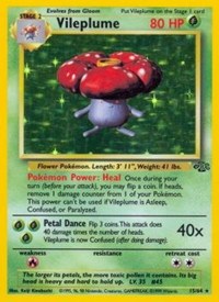 Vileplume (15) - 15/64 (JUNGLE) (1st Edition Holofoil)