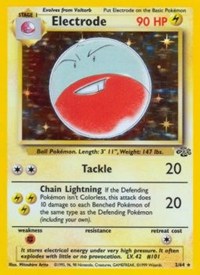 Electrode (2) - 02/64 (JUNGLE) (1st Edition Holofoil)