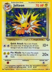 Jolteon (4) - 04/64 (JUNGLE) (1st Edition Holofoil)