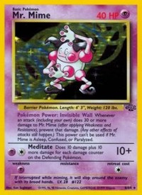 Mr. Mime (6) - 06/64 (JUNGLE) (1st Edition Holofoil)