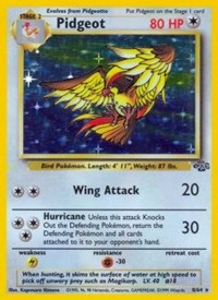 Pidgeot (8) - 08/64 (JUNGLE) (1st Edition Holofoil)