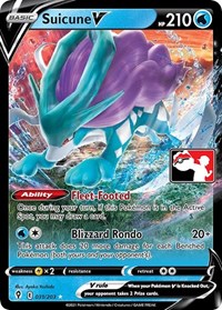 Suicune V - 031/203 (PRIZE PACK SERIES CARDS) (Holofoil)