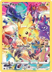 Pikachu (Secret) - 160/159 (CROWN ZENITH) (Holofoil)