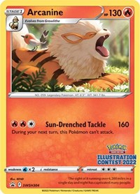 Arcanine (Illustration Contest 2022) - SWSH304 (SWSH) (Normal)