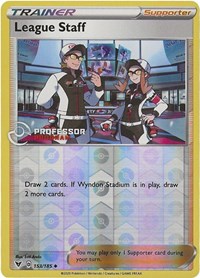 League Staff - 153/185 (PROFESSOR PROGRAM PROMOS) (Reverse Holofoil)