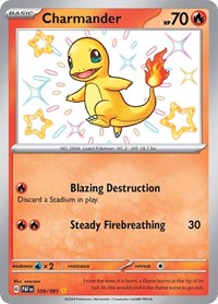 Charmander - 109/091 - 109/091 (PAF) (Holofoil)