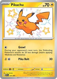 Pikachu - 131/091 - 131/091 (PAF) (Holofoil)