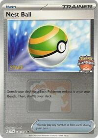 Nest Ball - 181/198 (Europe Championships) [Staff] - 181/198 (LEAGUE & CHAMPIONSHIP CARDS) (Reverse Holofoil)