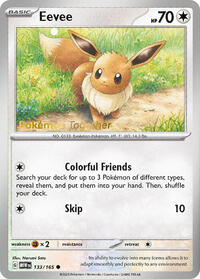 Eevee - 133/165 (Pokemon Together) - 133/165 (MISCELLANEOUS CARDS & PRODUCTS) (Normal)