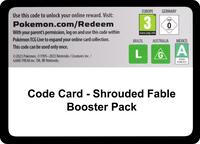 Code Card - Shrouded Fable Booster Pack -  (SFA) (Normal)