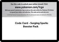 Code Card - Surging Sparks Booster Pack -  (SV08) (Normal)